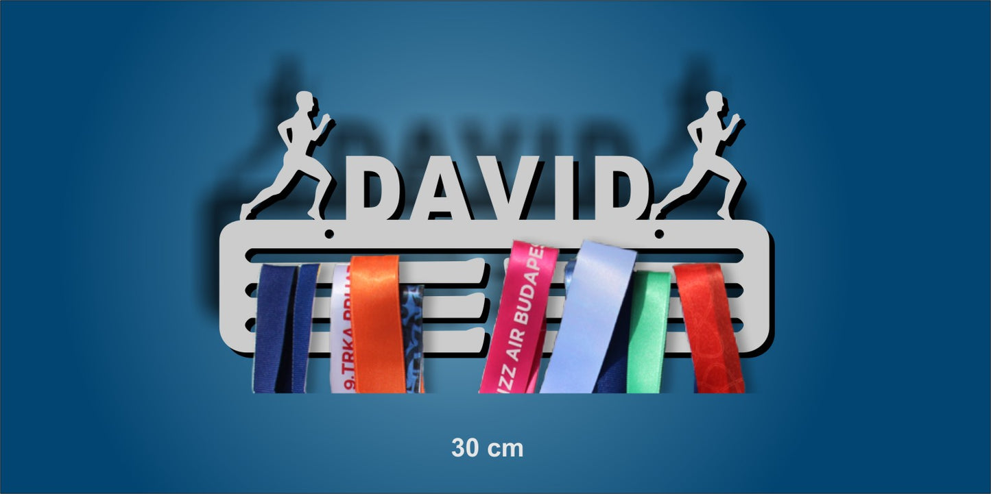 Medal Hangers with your name for Runners