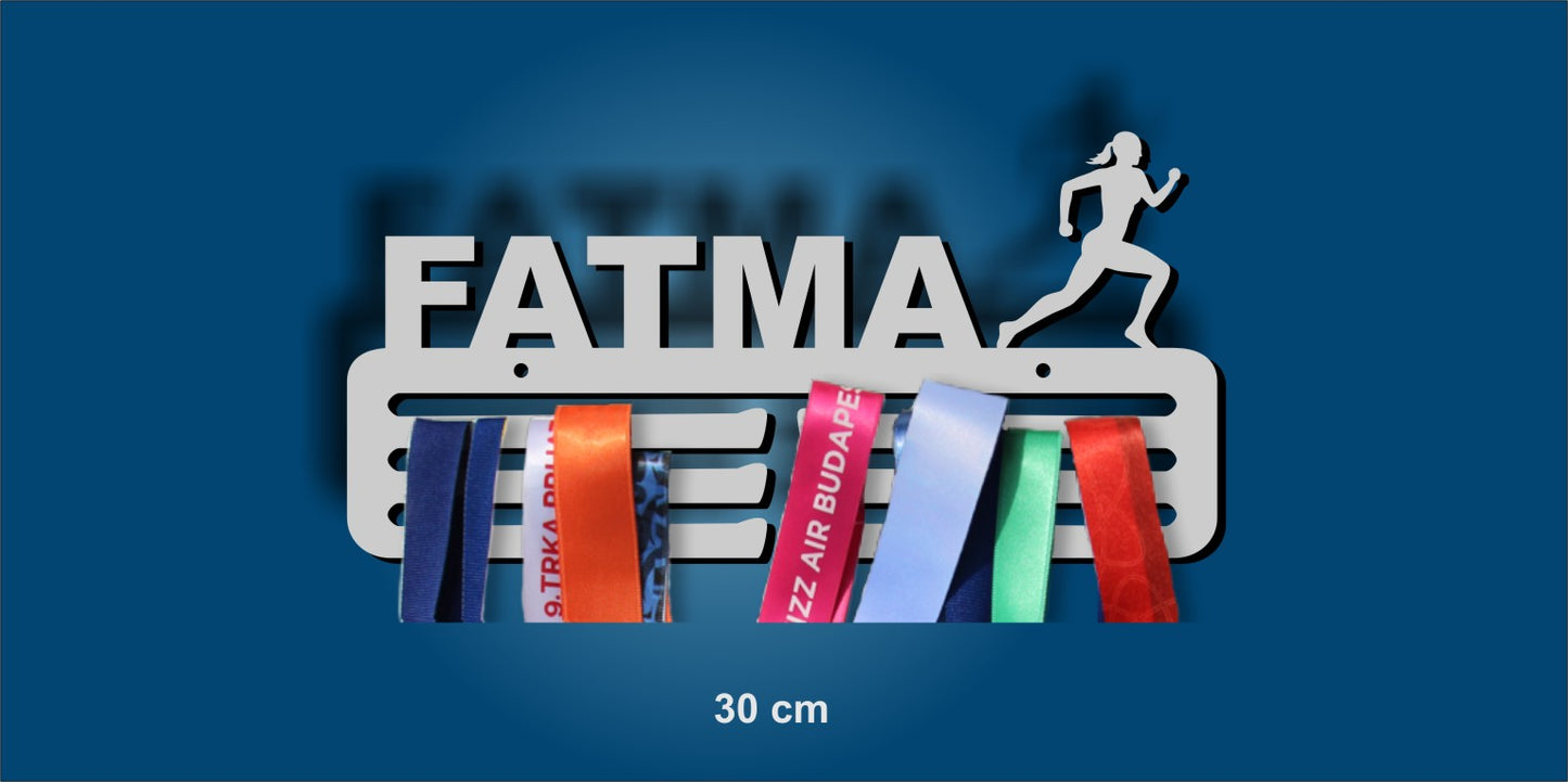 Medal Hangers with your name for Runners