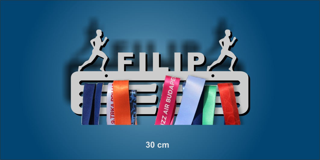 Medal Hangers with your name for Runners