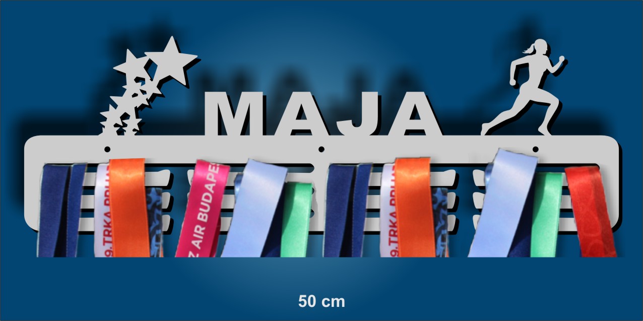 Medal Hangers with your name for Runners