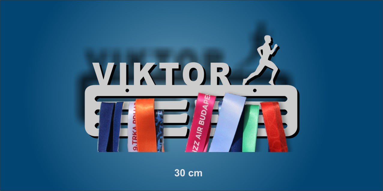 Medal Hangers with your name for Runners