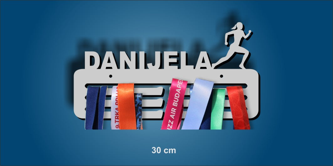 Medal Holder with your name for Runners