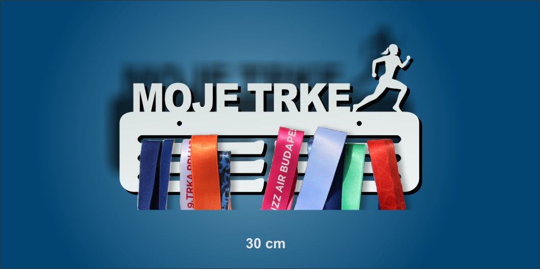 Medal Holder with your name for Runners