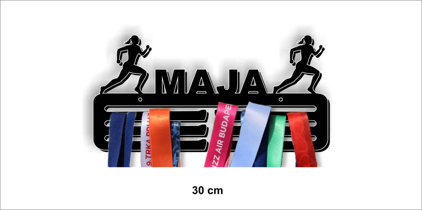 Medal Holder with your name for Runners