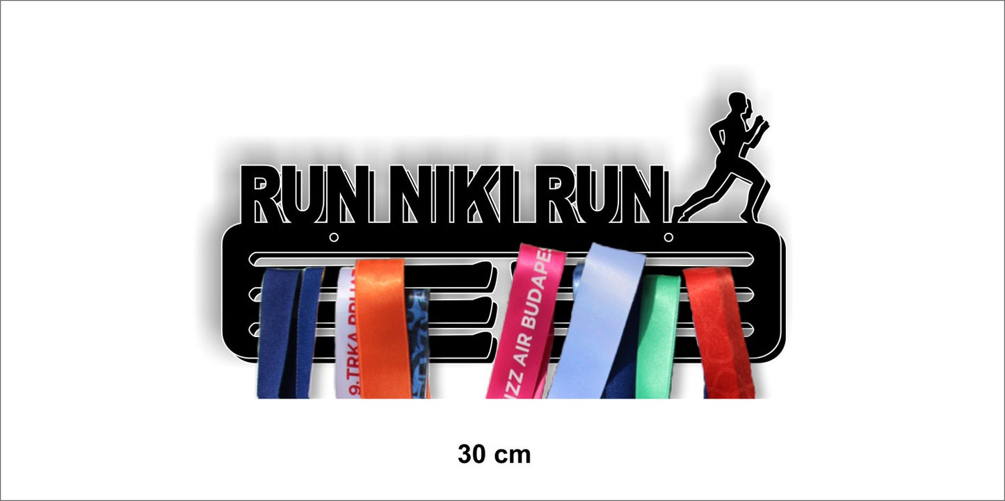 Medal Holder with your name for Runners