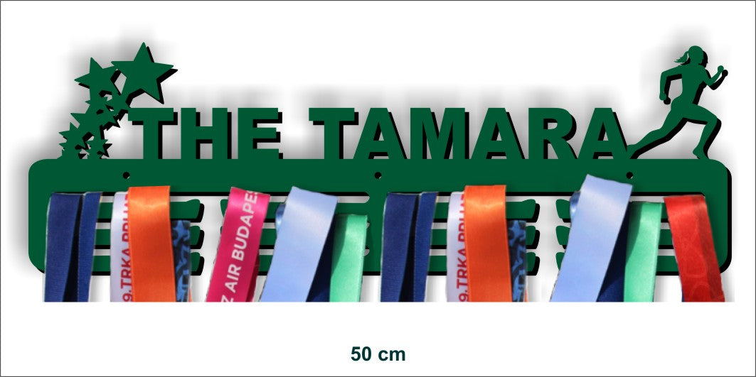 Medal Holder with your name for Runners