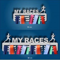 My Races - Running - Medal Hangers